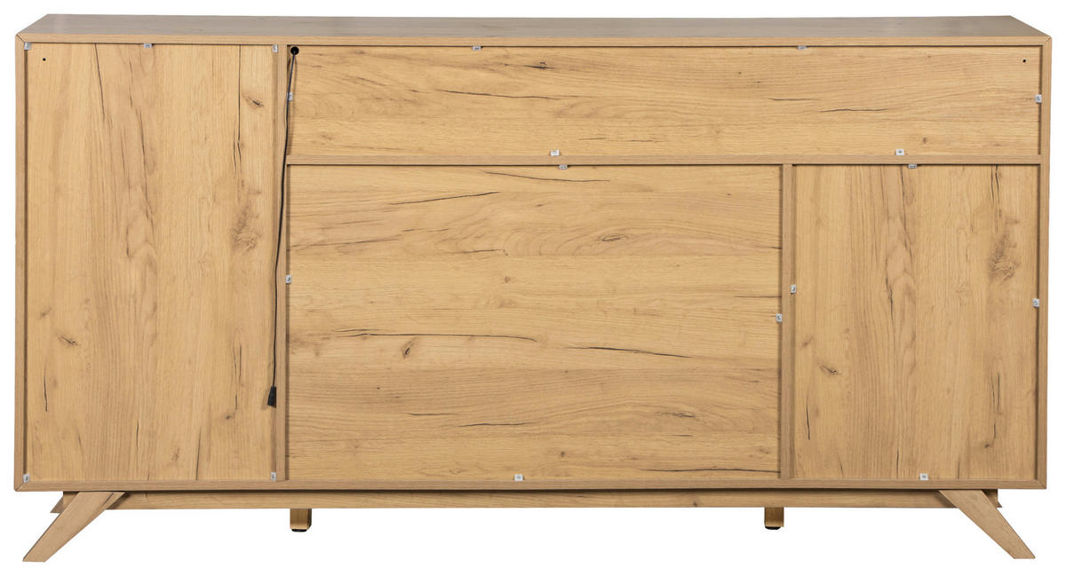 SIDEBOARD 180/93/40 cm  - Kaschmir/Eichefarben, KONVENTIONELL, Holz/Holzwerkstoff (180/93/40cm) - Xora
