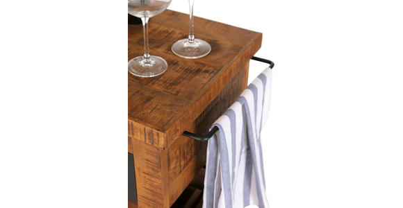 BARWAGEN BARNEY - Schwarz/Naturfarben, KONVENTIONELL, Holz/Holzwerkstoff (97/43/85cm) - Landscape