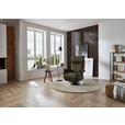RELAXSESSEL in Leder Olivgrün  - Edelstahlfarben/Olivgrün, Design, Leder/Metall (78/112/85cm) - Cantus