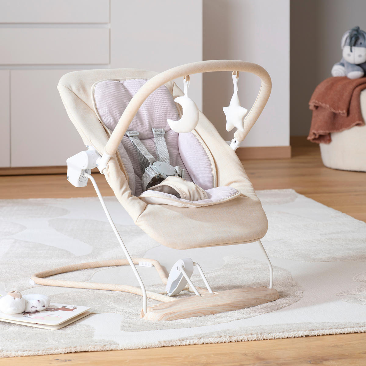 NJIHALICA  LUNCH  - bež, Osnovno, tekstil/metal (66/45/48-58cm) - My Baby Lou