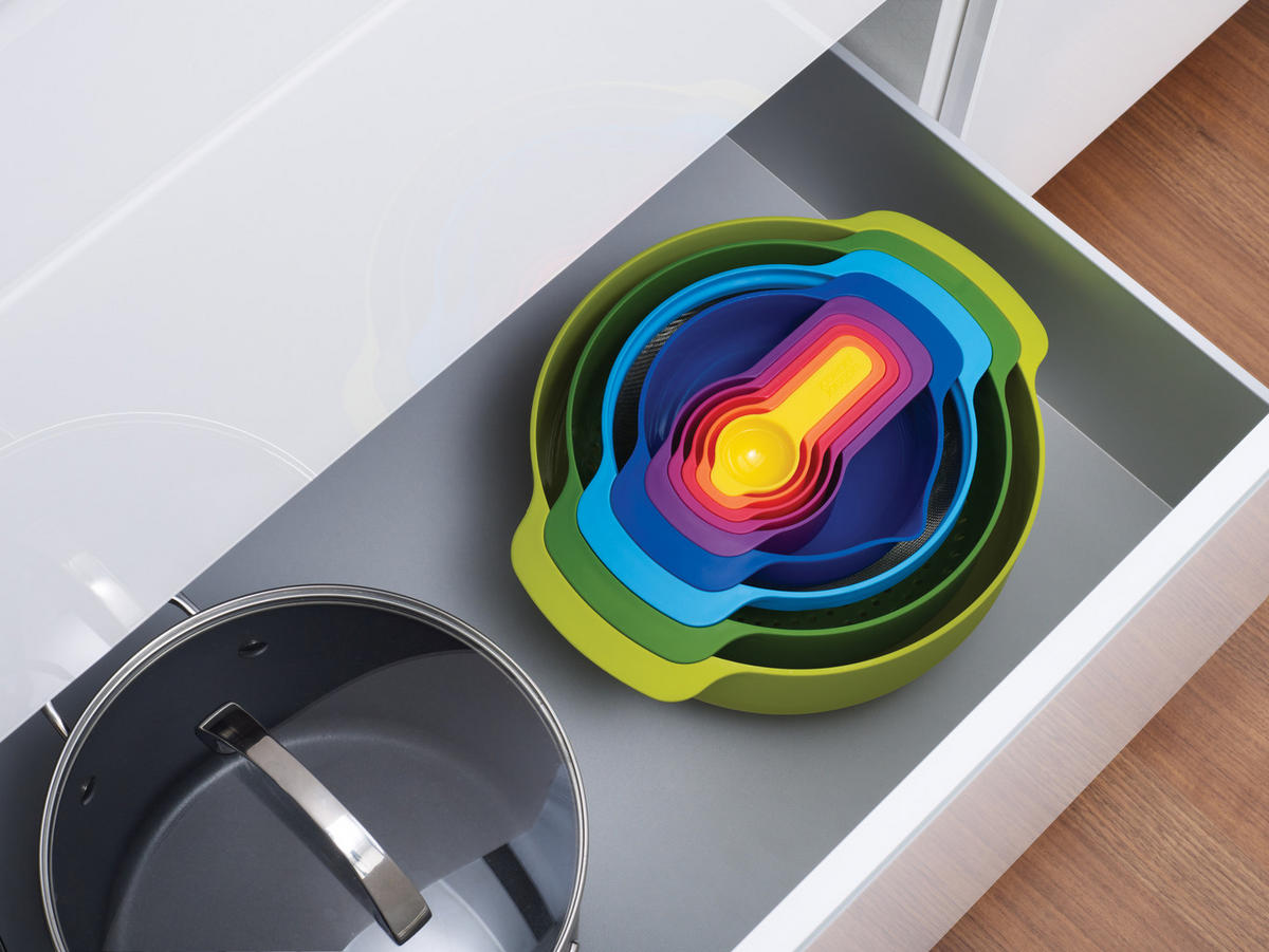 SET ZDJELA   28,5/28,5/14,5 cm         - višebojno, Basics, plastika (28,5/28,5/14,5cm) - Joseph Joseph
