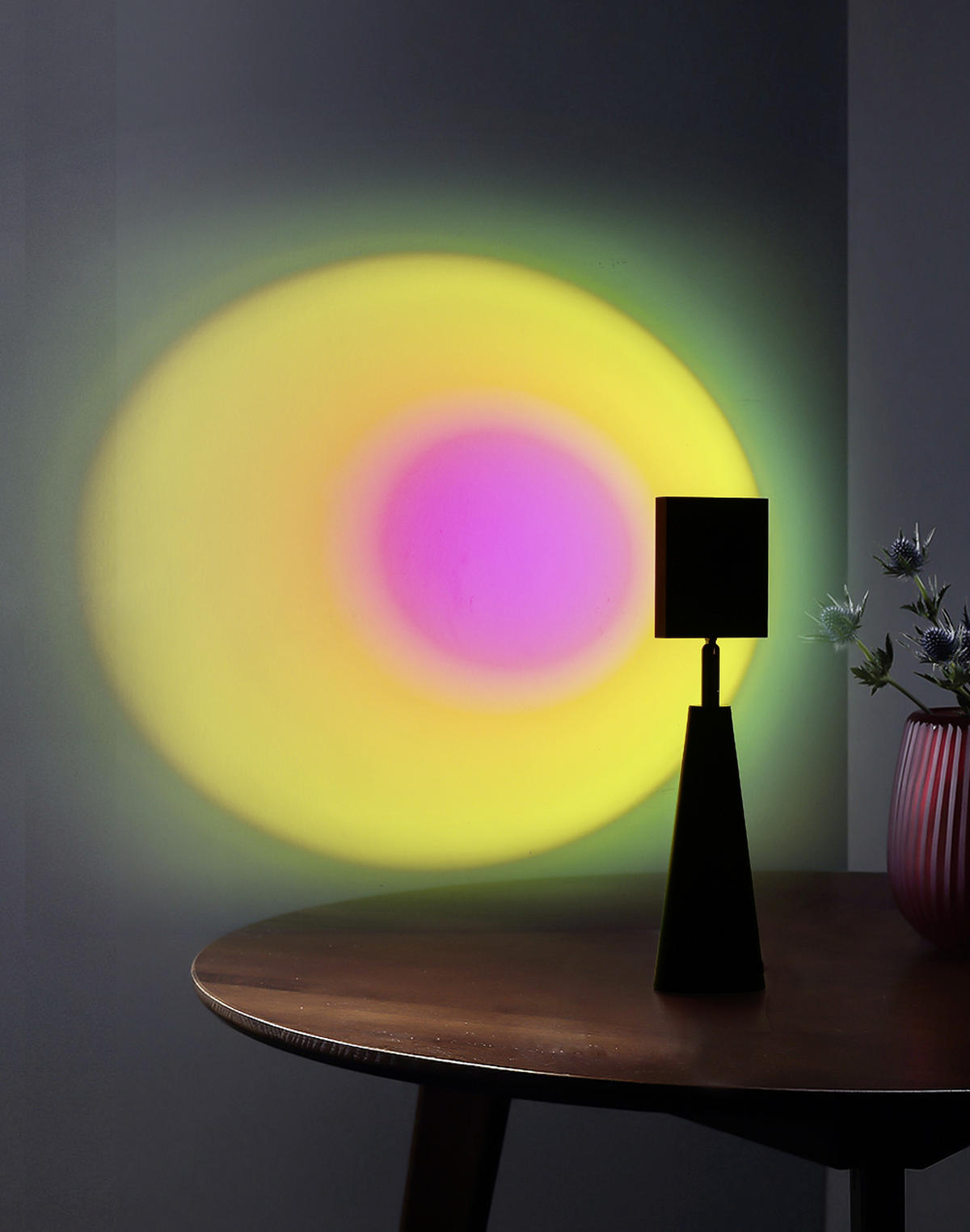 LED ASZTALI LÁMPA - fekete, Design, műanyag/fém (8/33,5cm) - Novel