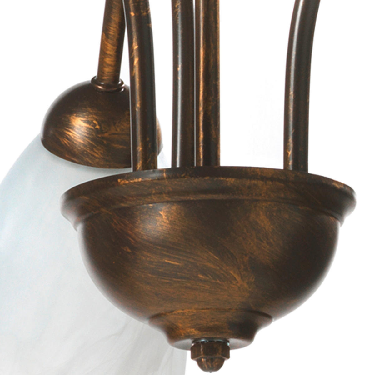 KRONLEUCHTER 4623 ODINO 60/60/80 cm   - Braun, KONVENTIONELL, Metall (60/60/80cm)