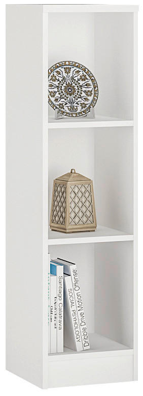 REGAL 111/30/35 cm bela  - bela, Design, leseni material (111/30/35cm) - Boxxx