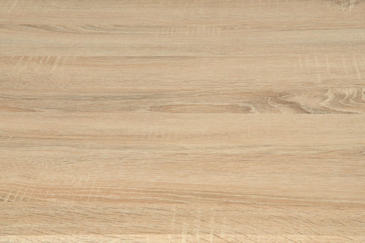 ESSTISCH rechteckig Eichefarben  - Eichefarben/Schwarz, MODERN, Holzwerkstoff/Metall (180/90/75cm) - Livetastic