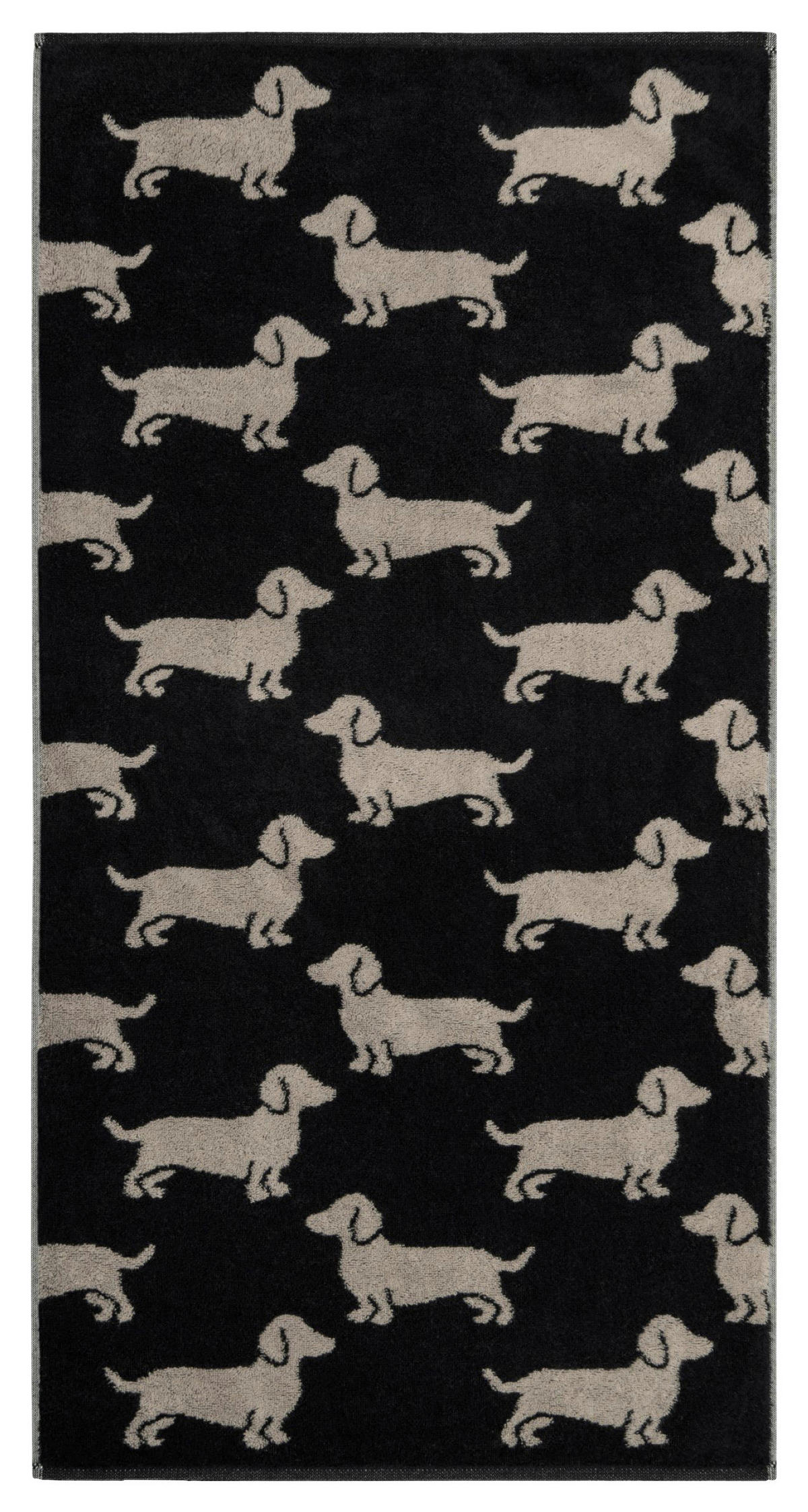 UTERÁK, 80/150 cm, béžová, čierna - čierna/béžová, Basics, textil (80/150cm) - Cawoe