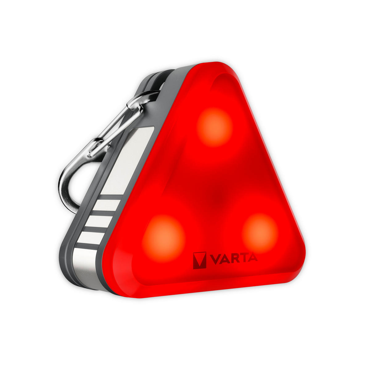 KAPESNÍ SVÍTILNA - světle šedá/šedobílá, Basics, plast (4,95/4,58/2,17cm) - Varta