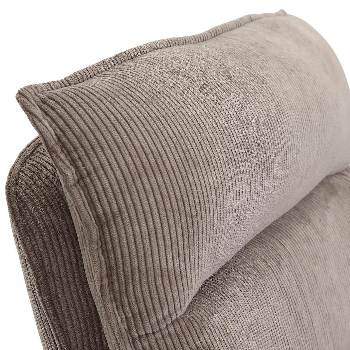 ARMLEHNSTUHL  Stoffauswahl, Sitzfläche 360° drehbar, automatische Rückholfunktion Cord  - Schwarz/Braun, Design, Textil/Metall (60/95/62cm) - Novel