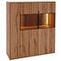 HIGHBOARD Buche massiv gebürstet, gewachst, lackiert, matt Anthrazit, Buchefarben - Anthrazit/Buchefarben, Design, Glas/Holz (122,5/138,5/39cm) - Valnatura HIGHBOARD Buche massiv gebürstet, gewachst, lackiert, matt Anthrazit, Buchefarben - Anthrazit/Buchefarben, Design, Glas/Holz (122,5/138,5/39cm) - Valnatura