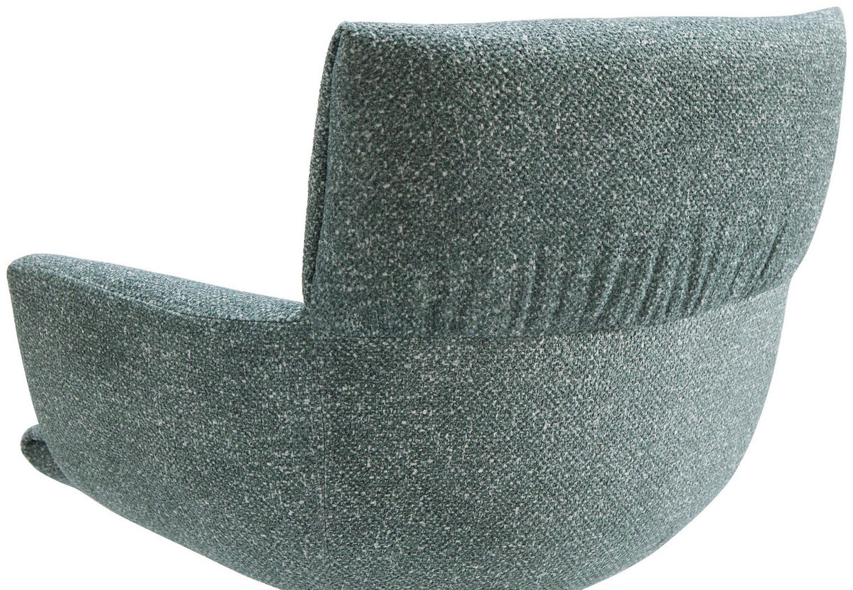 KAROSSZÉK olívazöld  - olívazöld/fekete, Design, textil/fém (64/86/63cm) - Dieter Knoll