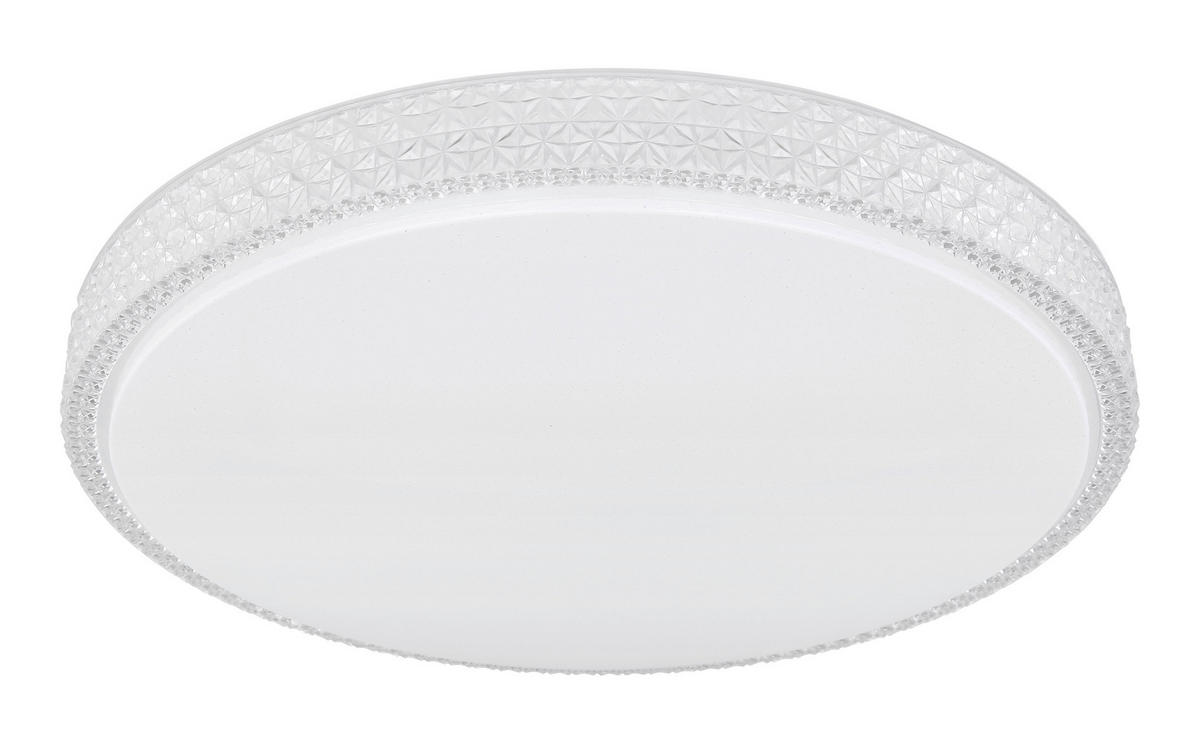 LED-DECKENLEUCHTE Ovi 60/11 cm   - Klar/Opal, KONVENTIONELL, Kunststoff/Metall (60/11cm) - Globo