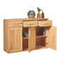 KOMMODE Kernbuche teilmassiv Buchefarben - Buchefarben/Alufarben, Design, Holz/Holzwerkstoff (125/88/38cm) - Carryhome
