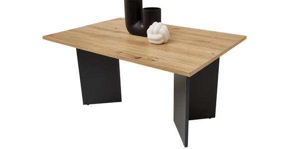 COUCHTISCH in Holzwerkstoff 86/58/44 cm - Dunkelgrau/Eiche Artisan, KONVENTIONELL, Holzwerkstoff (86/58/44cm) - Carryhome