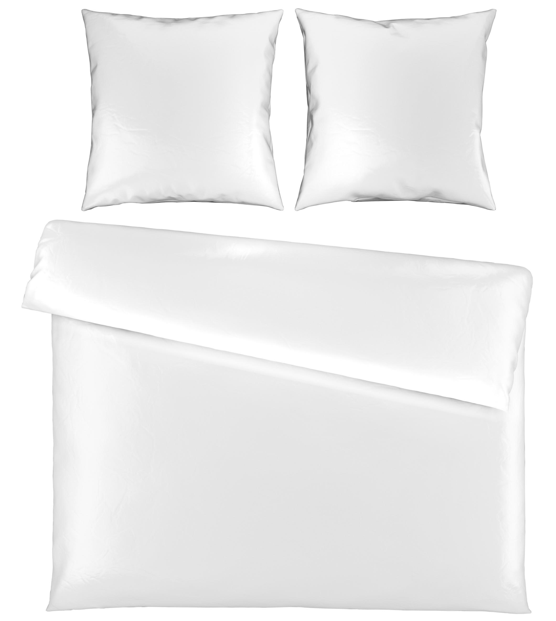 BETTWÄSCHE Satin 200/200 cm  - Weiß, Textil (200/200cm) - Novel