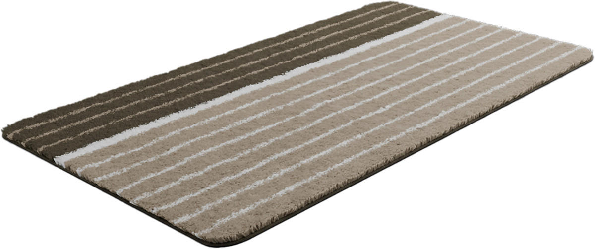 BADEMATTE Taupe 70/120 cm  - Taupe, Basics, Kunststoff/Textil (70/120cm) - Grund