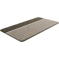 BADEMATTE GRUND Taupe 70/120 cm  - Taupe, Basics, Kunststoff/Textil (70/120cm) - Grund