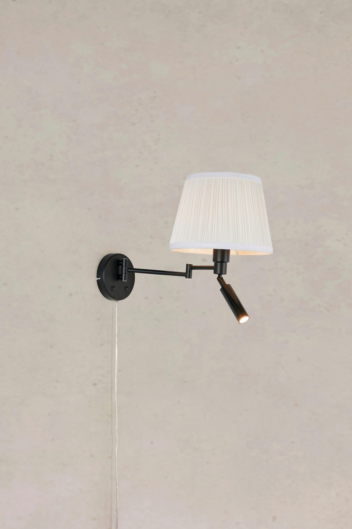 WANDLEUCHTE Pivot 25/32/42,5 cm   - Schwarz, Design, Metall (25/32/42,5cm) - Markslöjd