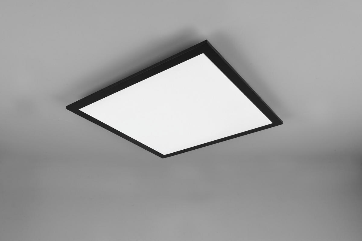 Deckenleuchte Gamma 18 W  45/5 cm    - Schwarz, Basics, Kunststoff/Metall (45/5cm)