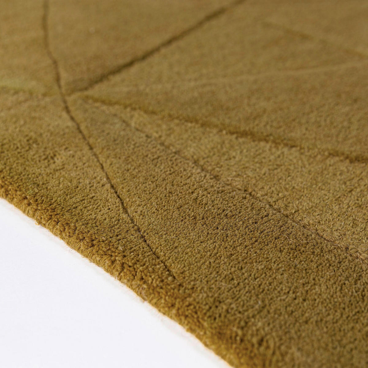 WOLLTEPPICH 160/230 cm Wiggle Goldfarben rechteckig  - Goldfarben, Basics, Textil (160/230cm) - Flair Rugs