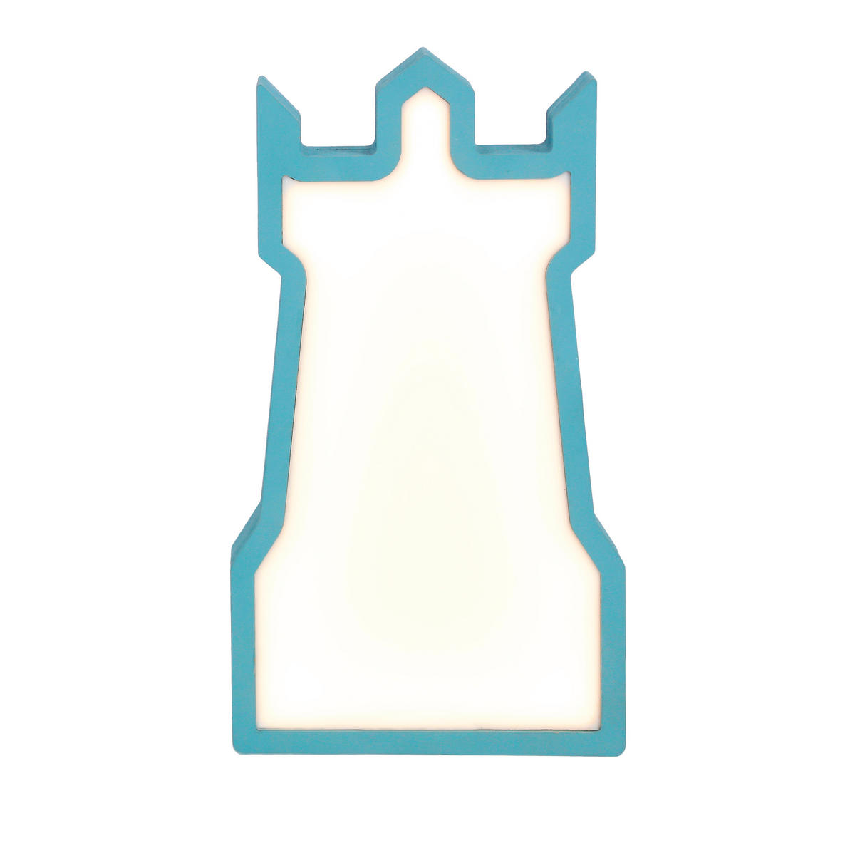 BORDSLAMPA FÖR BARN - blå, Basics, trämaterial/plast (16/3.5/28.5cm)