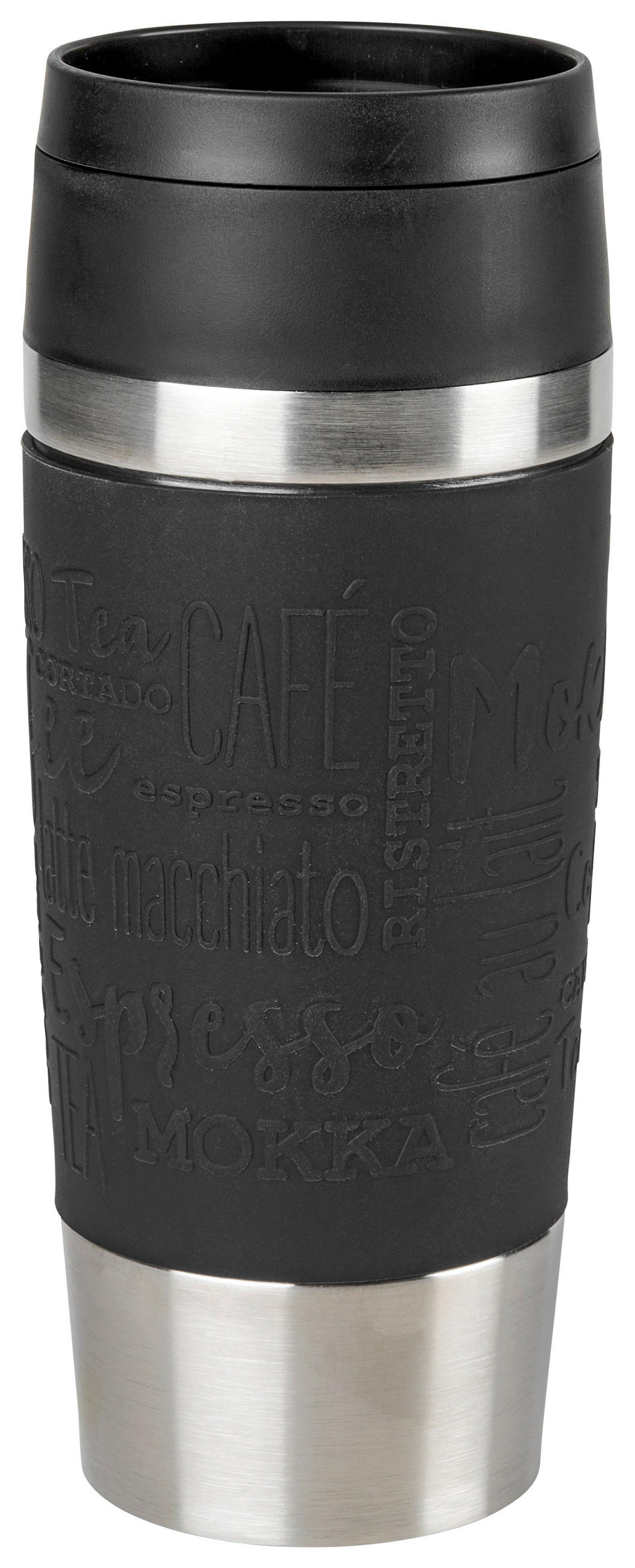 THERMOBECHER TRAVEL MUG 0,36 L  - Basics, Kunststoff/Metall (0,36l) - Emsa