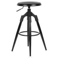 BAROVÁ STOLIČKA, čierna - čierna, Trend, kov (53/72/53cm) - MID.YOU