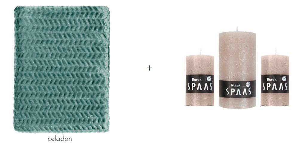 GESCHENKBOX  - Salbeigrün, Basics, Textil (130/170cm) - Novel