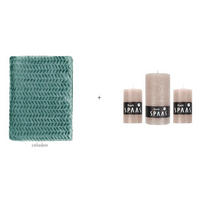 GESCHENKBOX  - Salbeigrün, Basics, Textil (130/170cm) - Novel