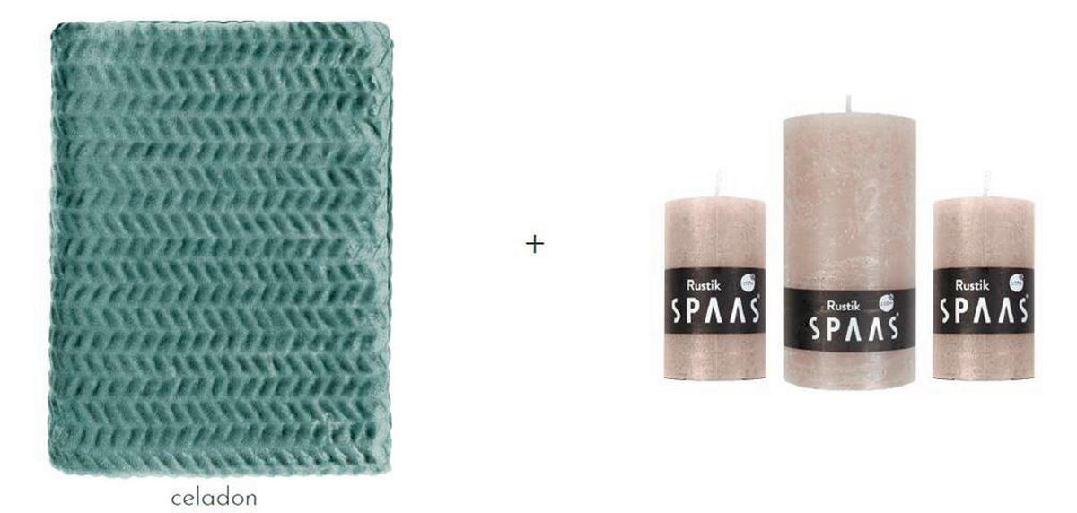 GESCHENKBOX  - Salbeigrün, Basics, Textil (130/170cm) - Novel