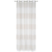 ÖSENSCHAL ARCADIA halbtransparent 140/245 cm   - Beige, KONVENTIONELL, Textil (140/245cm) - Esposa