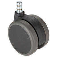 HJUL TILL SNURRSTOL 5 delar  - grå/svart, Basics, metall/plast (5,2/8,3/7,5cm) - MID.YOU