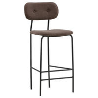 BARHOCKER-SET in Braun  - Braun, Design, Textil/Metall (47/105/49cm) - Livetastic