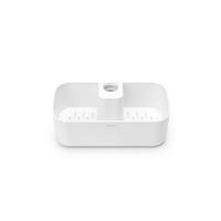 KOŠARICA ZA TUŠ - bela, Basics, umetna masa (13,3/7,5/24,4cm) - Brabantia