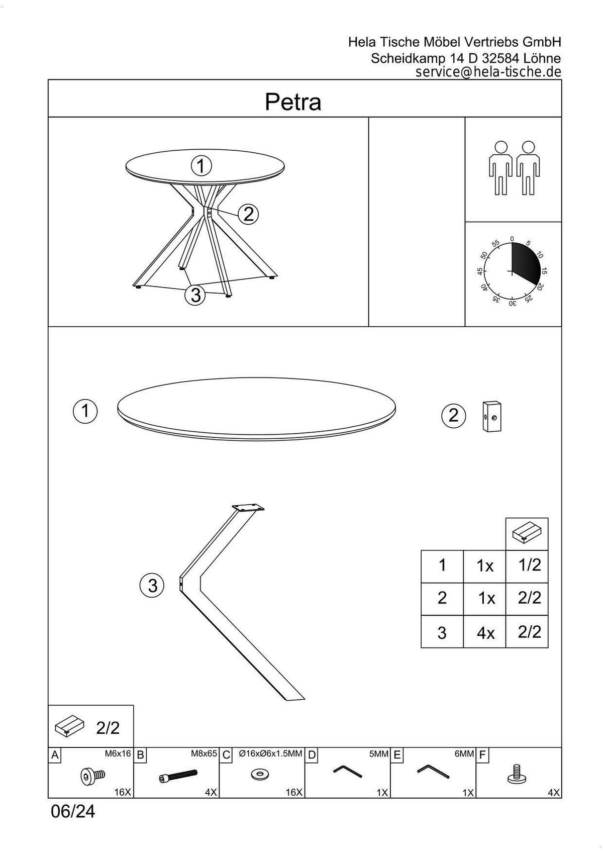 ESSTISCH in Holzwerkstoff 120/76/120 cm  - Hellgrau/Schwarz, MODERN, Holzwerkstoff (120/76/120cm) - MID.YOU