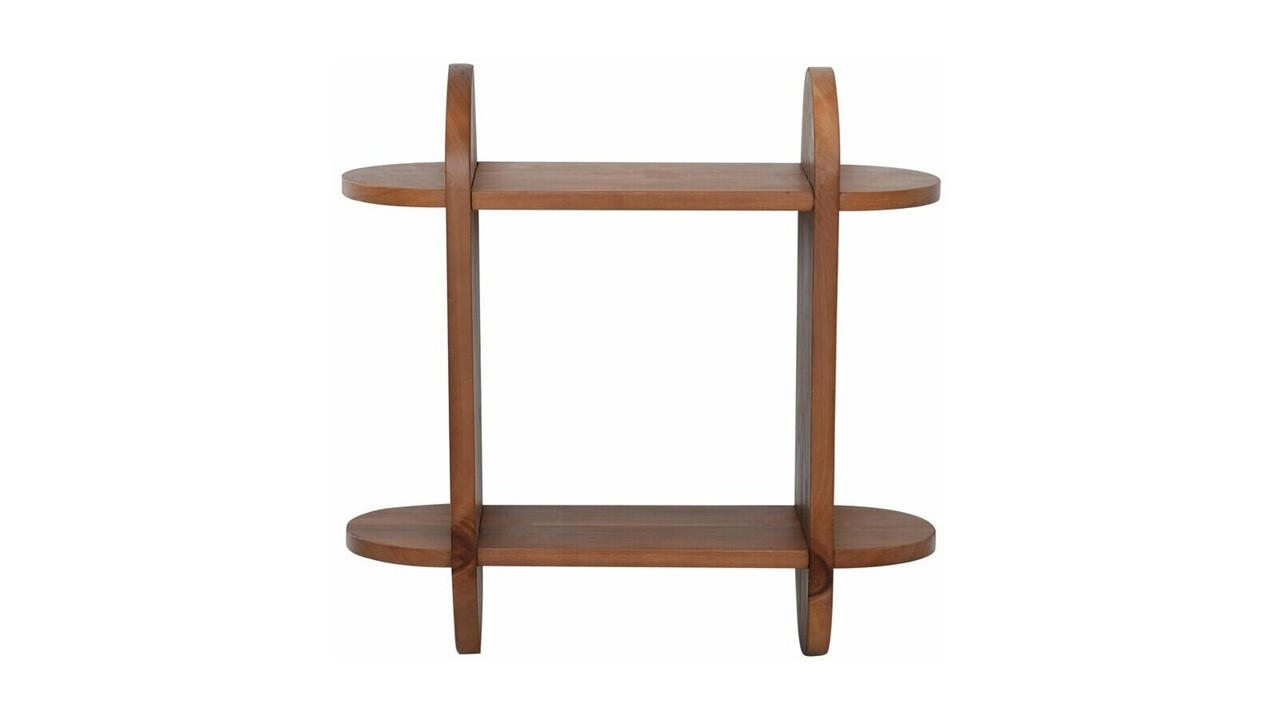 VÄGGHYLLA 47,5/47,5/18,5 cm  - brun, Design, trä (47,5/47,5/18,5cm) - Best Price