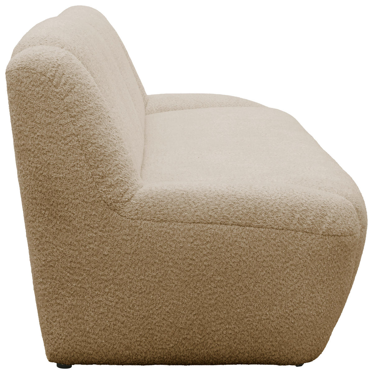 3-SITZER-SOFA 100 034 Chenille Taupe  - Taupe/Creme, MODERN, Kunststoff/Textil (197/82/93cm) - Livetastic