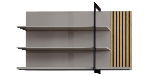 WANDBOARD 133/75/28 cm - Eiche Bianco/Greige, Design, Holz/Holzwerkstoff (133/75/28cm) - Moderano