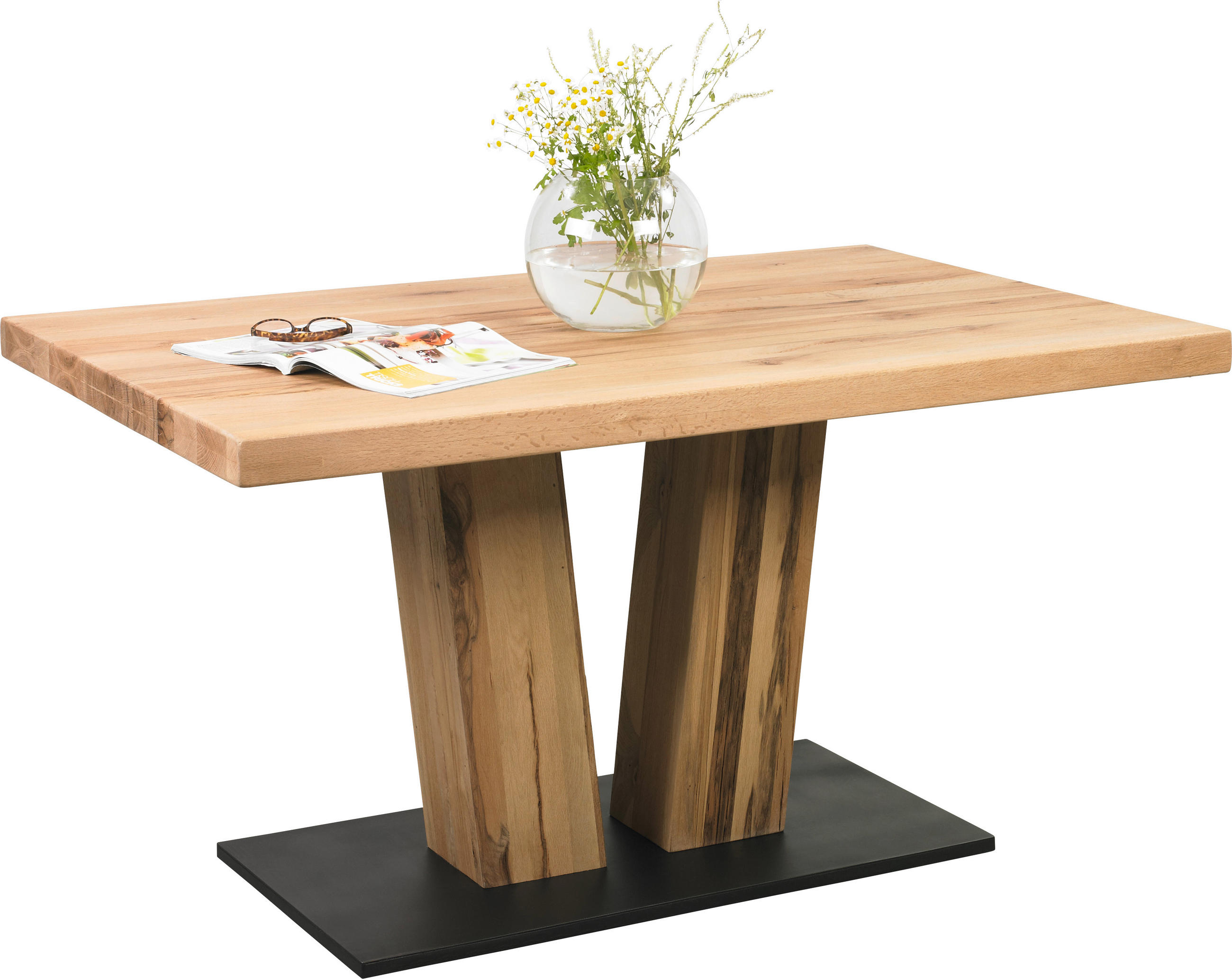 Esstisch in Holz, Metall 200/100/78 cm