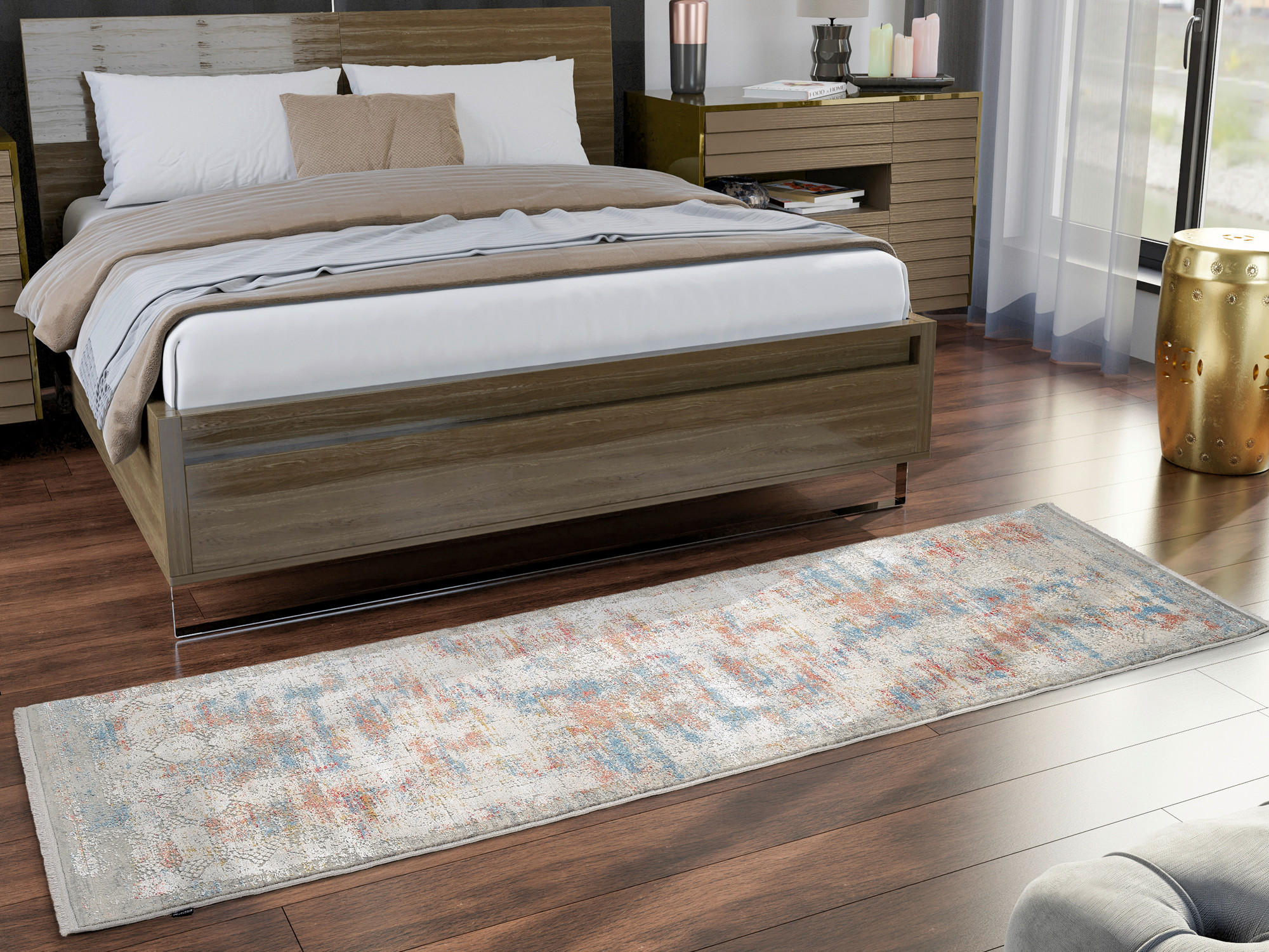 WEBTEPPICH 80/250 cm Multicolor  - Multicolor, Design, Textil (80/250cm) - Musterring
