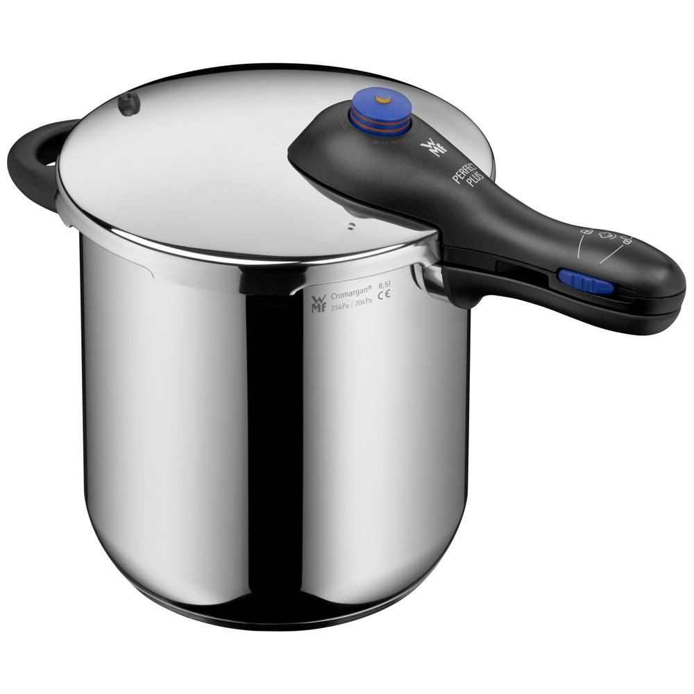 TRYCKKOKARE Perfect+ Pressure 8,5 l  - stålfärgad/svart, Design, metall/plast (8,5l) - WMF