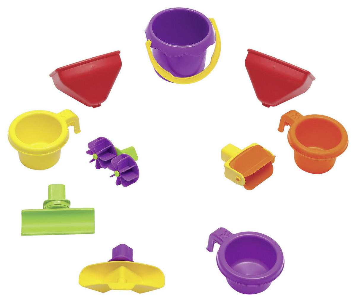 VODNÍ STĚNA  - vícebarevná, Moderní, plast (71,1/41,3/84,5cm)