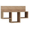 WANDBOARD in 80/49/20 cm Eichefarben  - Eichefarben, Design, Holzwerkstoff (80/49/20cm) - Livetastic