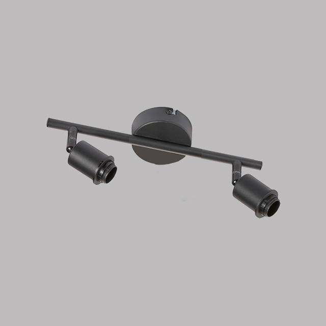 DECKENLEUCHTE    30/8/5 cm  - Schwarz, Basics, Metall (30/8/5cm) - Fischer & Honsel
