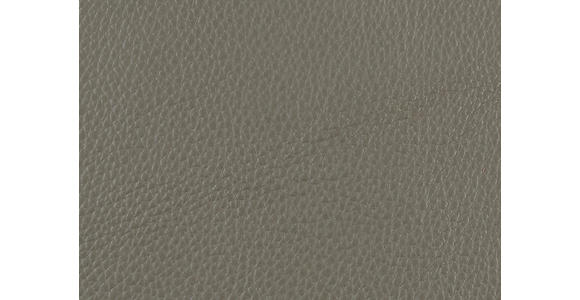 3-SITZER-SOFA  in Echtleder Grau   - Schwarz/Grau, Design, Leder/Metall (210/79/104cm) - Belluti