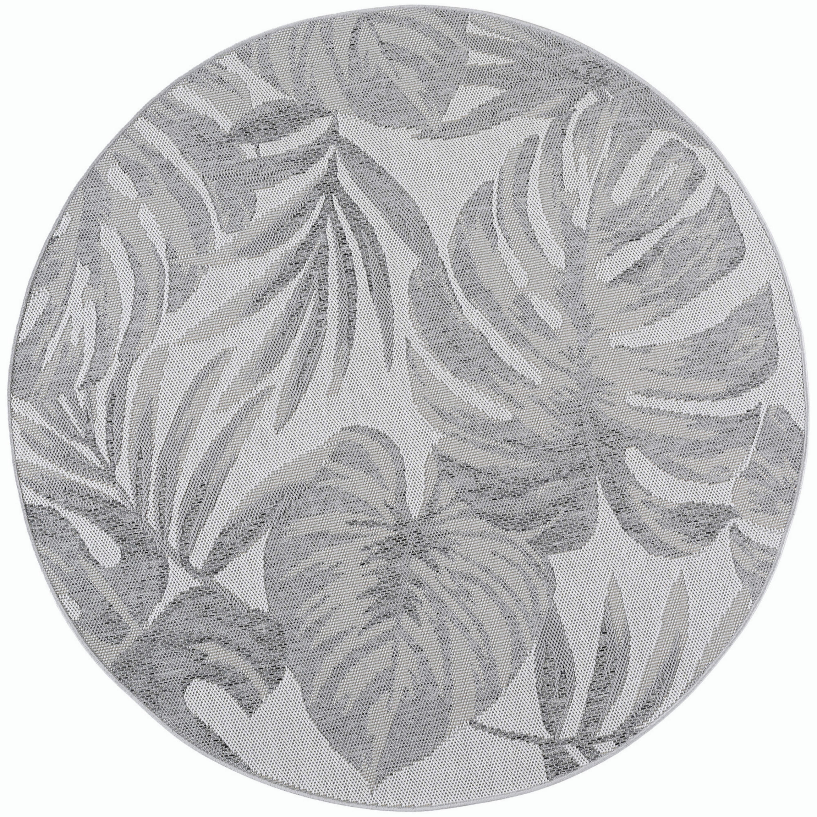OUTDOORTEPPICH  Wohnzimmer 160 cm DESERT Grau rund  - Grau, Design, Textil (160cm) - Ayyildiz 