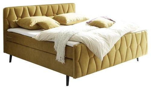 Boxspringbett 160 X 200 Cm In Gelb Finden