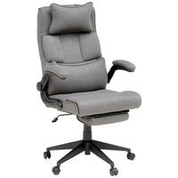 CHEFSESSEL  in Webstoff Dunkelgrau  - Dunkelgrau/Schwarz, MODERN, Kunststoff/Textil (62/112-122/65cm) - MID.YOU