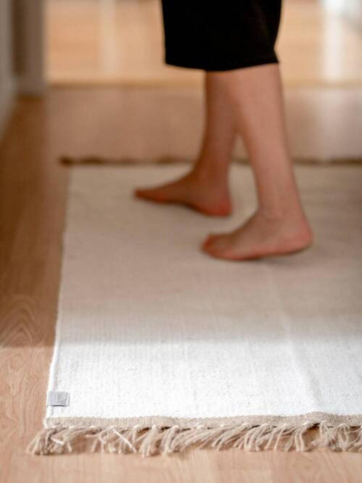 FLACHWEBETEPPICH 170/240 cm Weiß  - Weiß, Design, Textil (170/240cm) - Svanefors