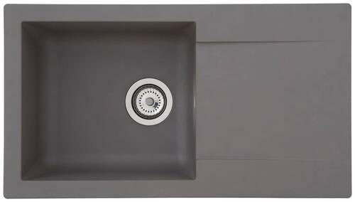DISKHO 1712DENVER78X44G  - grå, Trend, glas/plast (78/17/43,5cm) - Respekta