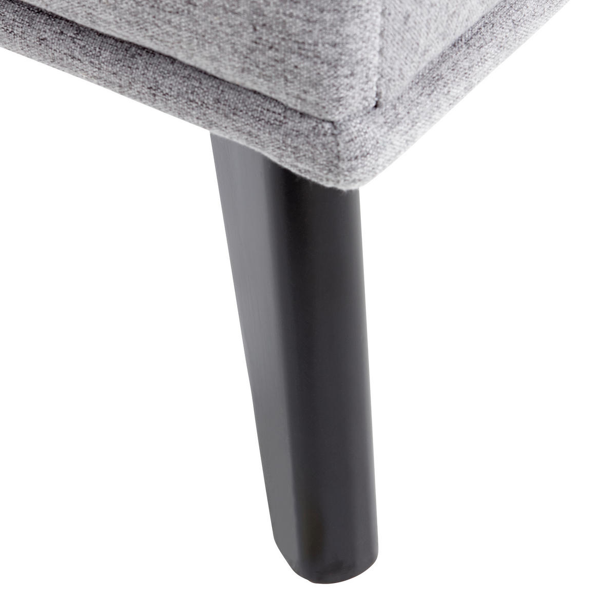 SCHLAFSOFA in Webstoff Grau  - Schwarz/Grau, Design, Holz/Textil (181/91/82cm) - Livetastic